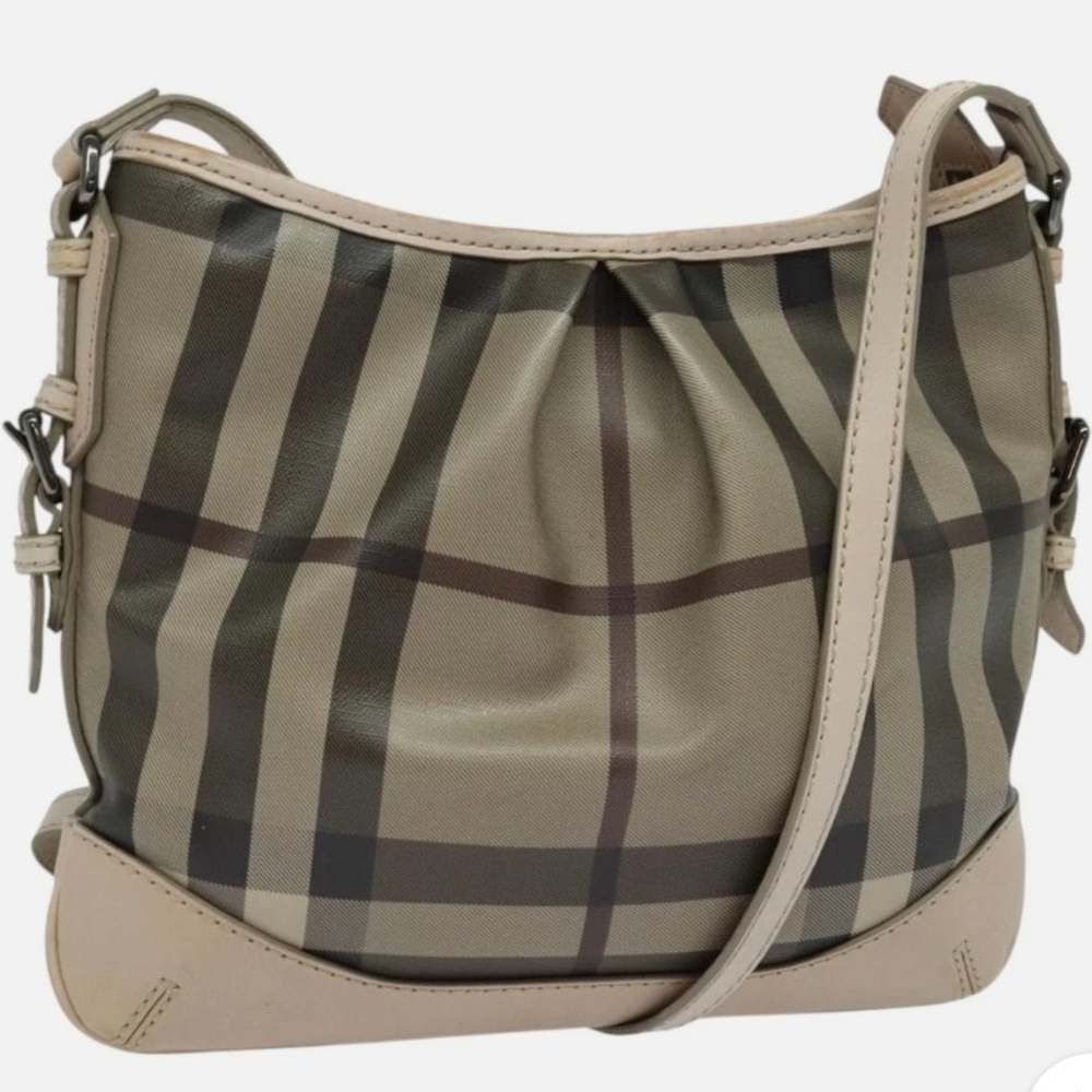 Burberry Tan Plaid Women's Crossbody Bag